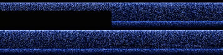 宽屏蓝色粒子瀑布下落视频4比1