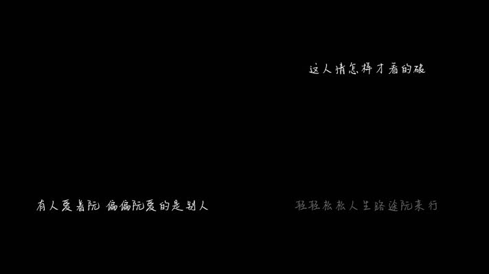 陈盈洁 - 海海人生（1080P）