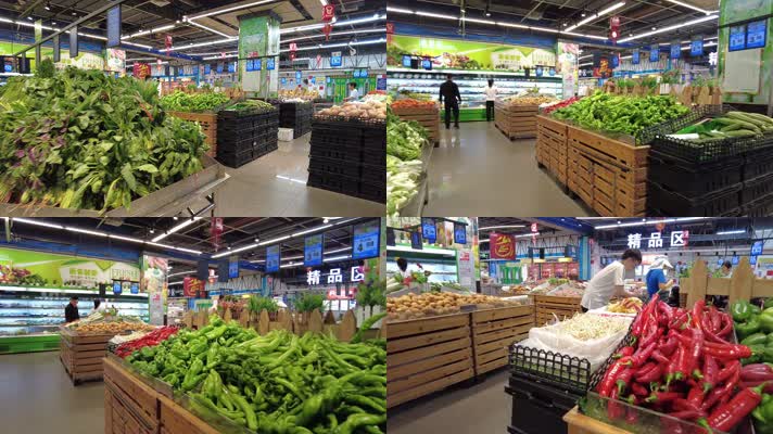 超市商场的日常生活商品视频