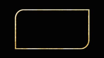 4K金色星光照片框循环通道视频8款