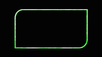 4K绿色星光照片框循环通道视频8款