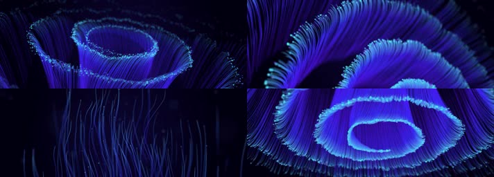 舞台粒子扩散背景效果