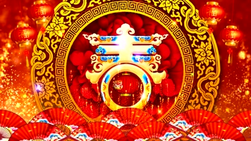 通用新春舞台背景