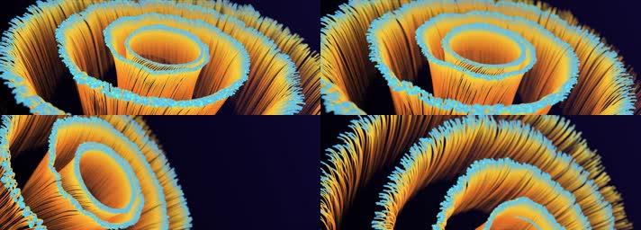 舞台粒子扩散背景效果