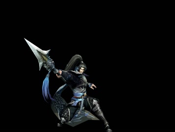 3D三国武将赵云动画（带透明通道)