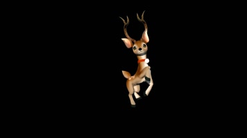 3D卡通小鹿动画(带透明通道) 3D卡通小鹿动画(带透明通道)
