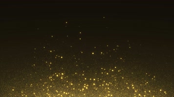 金色粒子边框元素-无缝循环