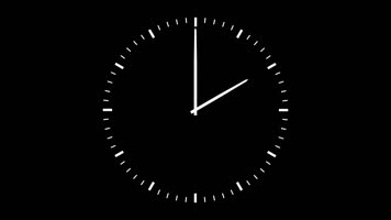 钟表快速转动-无缝循环