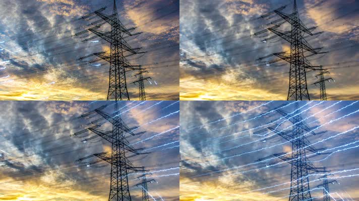 高压电流高压线供电