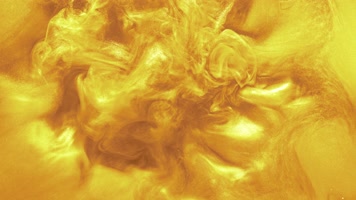 流体爆炸黄色闪光液体爆炸运动