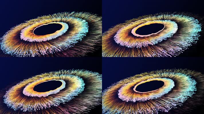 舞台粒子扩散背景效果