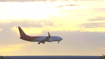 4k飞机 飞机起飞 飞机降落 航班 出发