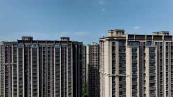 城市社区航拍居住宅 城市社区航拍居住宅