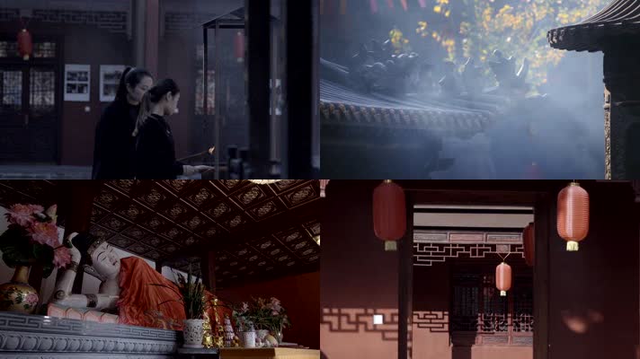 烧香拜佛-寺庙佛像