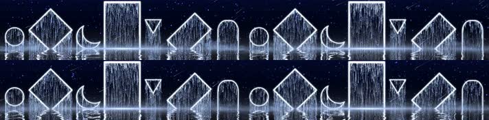 8K全息抽象粒子晚会舞台背景