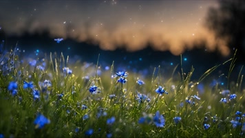 沉浸式梦幻森林神秘萤火虫阿凡达童话