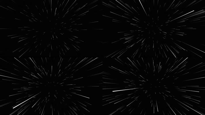 4K流星雨冲屏-无缝循环