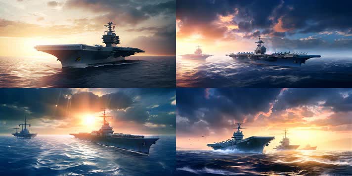 航空母舰队航行