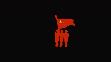 C4D制作军人军旗带透明通道