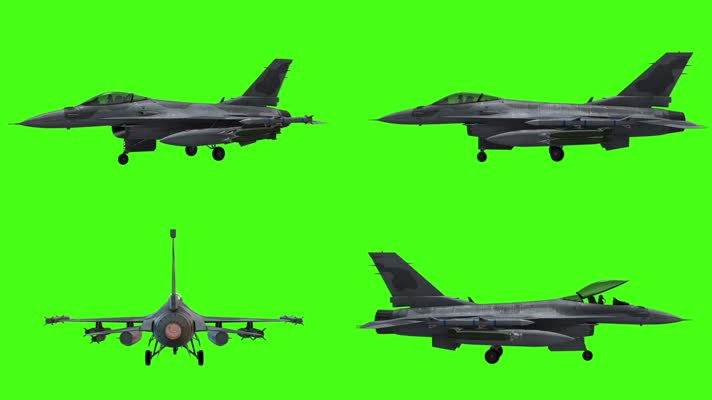 飞-- 机器-- 绿色--504