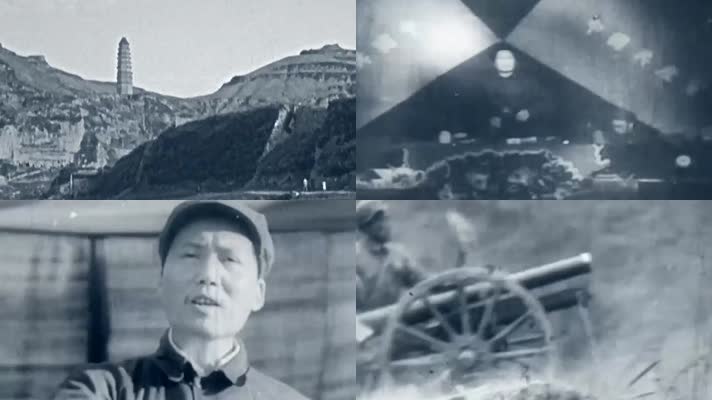  30年代延安红军开会