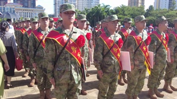 欢送参军入伍的新兵视频 欢送参军入伍的新兵视频