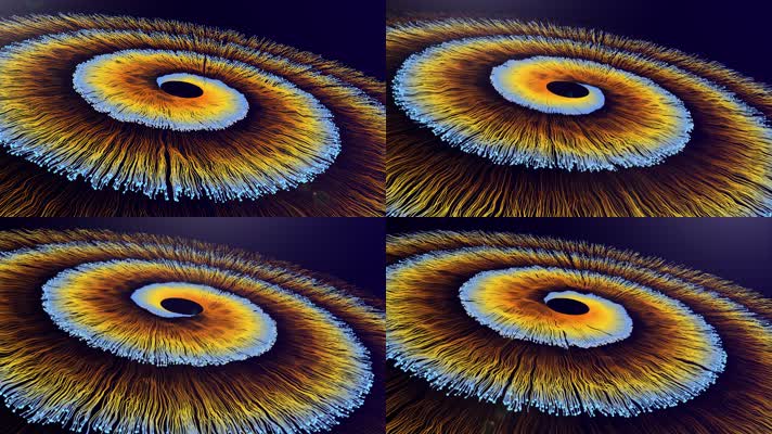 抽象线条粒子扩散