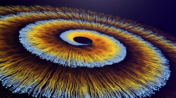 抽象线条粒子扩散