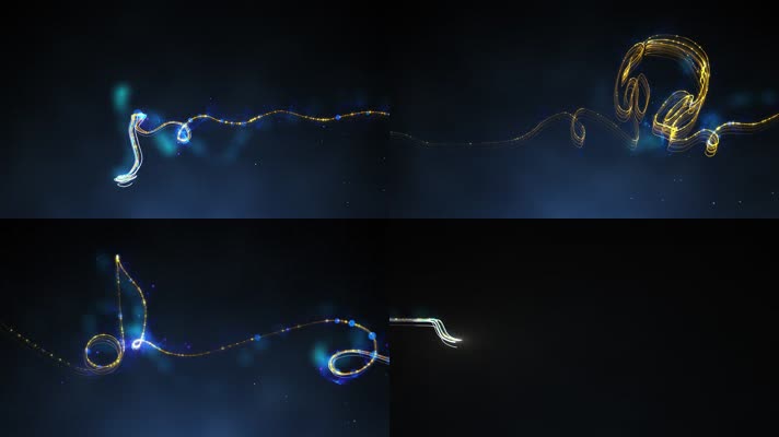 音乐会抽像光线