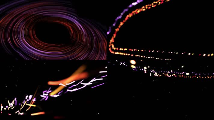 7款尾流光斑光线可叠加