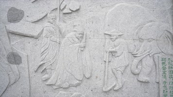 二十四孝雕塑壁画