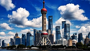 上海外滩东方明珠塔