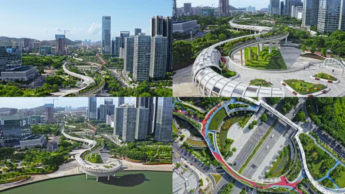 顺德金凤凰广场全貌多方位多角度航拍