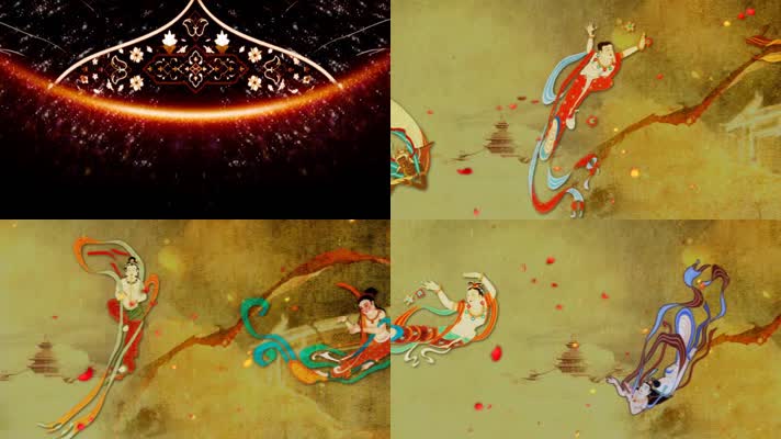  LED高清飞天乐鼓舞蹈