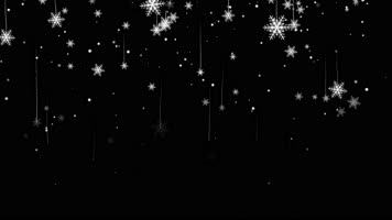 雪花1_2圣诞节雪花粒子背景