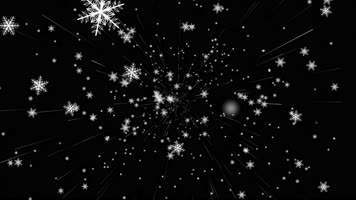 雪花4圣诞节雪花粒子背景