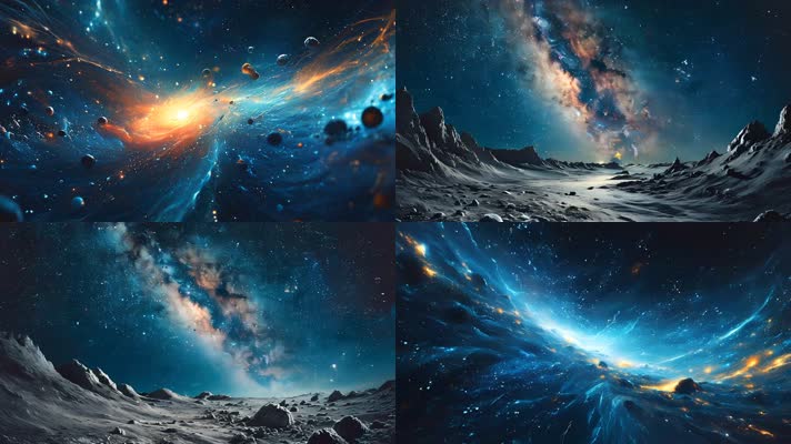 「有版权」宇宙星空粒子黑洞大爆炸合集4K