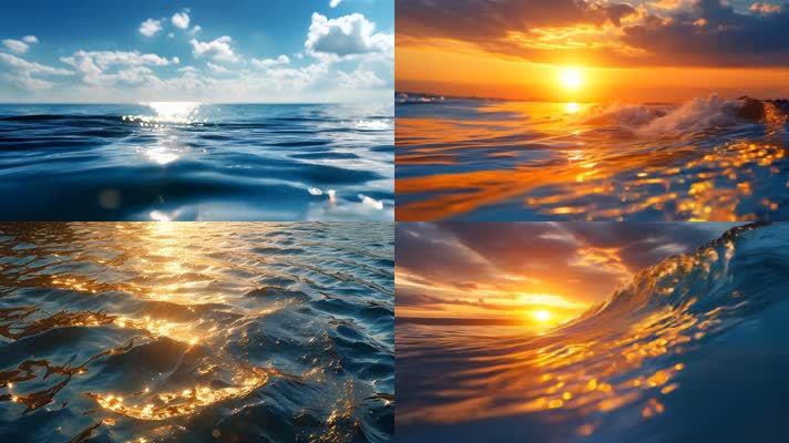 「有版权」波光粼粼的水面合集4K