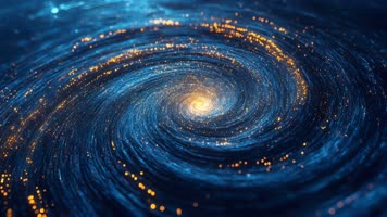 「有版权」科技感蓝色粒子漩涡通道合集4K