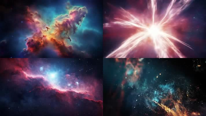 「有版权」星云粒子光线线条合集4K