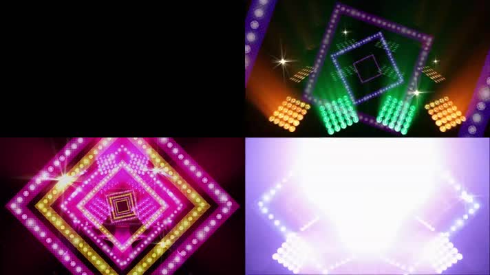 LED高清DJ战马歌舞背景视频素材激光秀