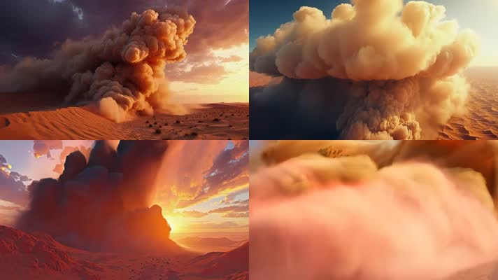 「有版权」极端天气沙尘暴合集4K