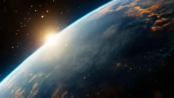 「有版权」航拍地球表面大气层时代变迁合集