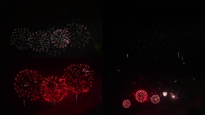 跨年夜烟花烟火礼花火花