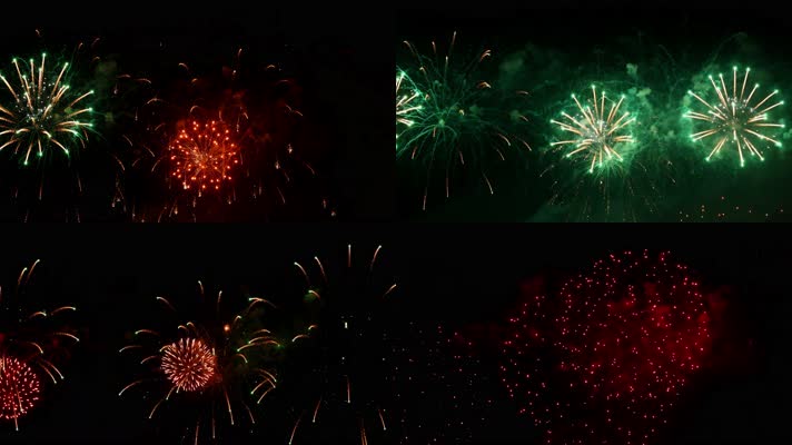 跨年夜烟花烟火礼花火花