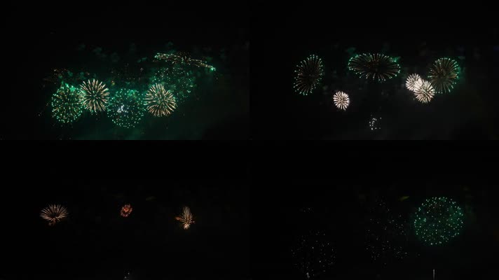 跨年夜烟花烟火礼花火花