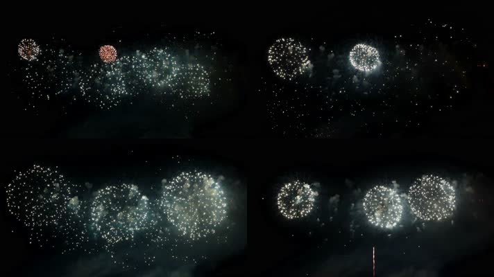 跨年夜烟花烟火礼花火花