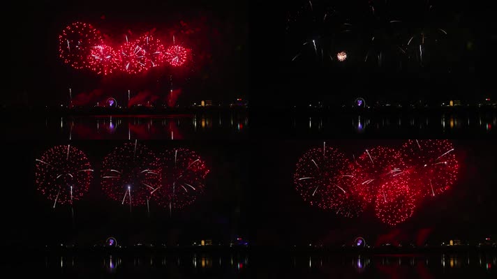 跨年夜烟花烟火礼花火花