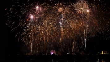 跨年夜烟花烟火礼花火花