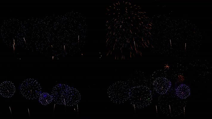 跨年夜烟花烟火礼花火花
